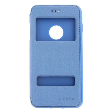 T-CASE Magnet Flip Schutzhülle View iPhone 7/8 plus blau