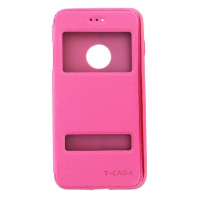 T-CASE Magnet Flip Schutzhülle View iPhone 7/8 plus pink