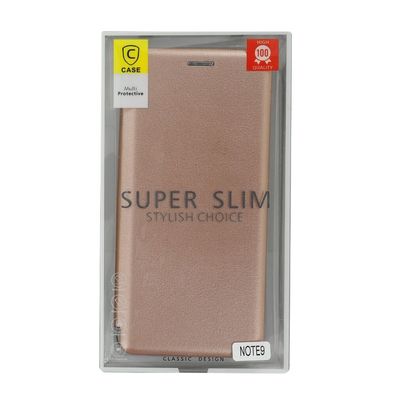 Flip Schutzhülle / Tasche für Samsung Galaxy Note 9 rose gold