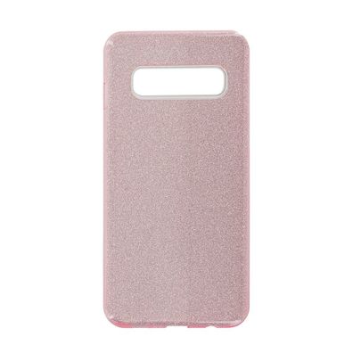 Glitzernde Silikon Schutzhülle für Samsung Galaxy S10 Plus pink