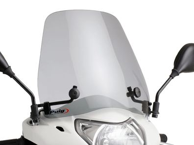 Windschild Puig Trafic smoke für Honda Lead 110 NHX 08-13