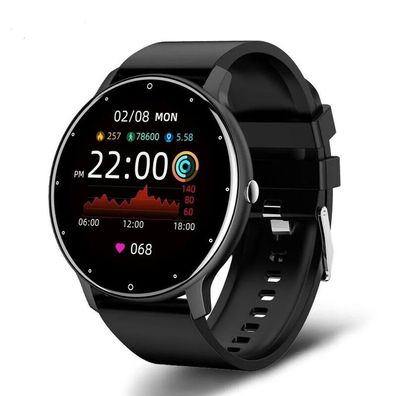 Smartwatch 1,3 Touchscreen Fitness Uhr Fitness Tracker Pulsmesser Herzfrequenz Schlaf