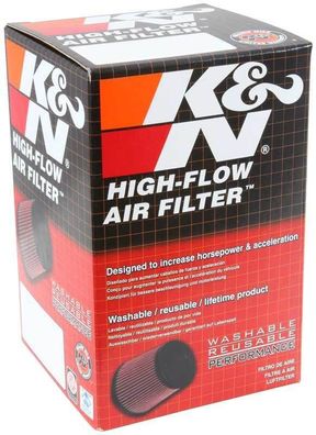 K&N Universal Clamp-On Air Filter Flange Center to Center 3 in (76 mm) Outside L