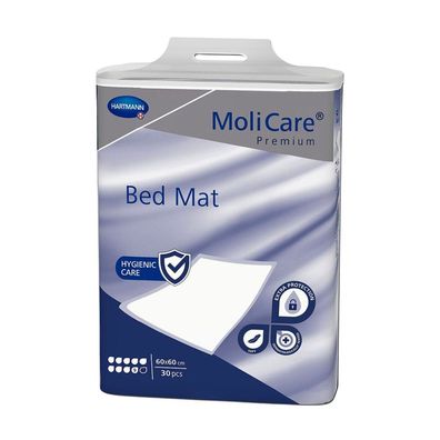 3x MoliCare Premium Bed Mat 9 Tropfen 60x60 - 4052199507903 | Packung (30 Stück)