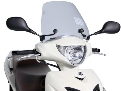 Windschild Puig Trafic smoke für Suzuki Sixteen 125, 150 (08-14)