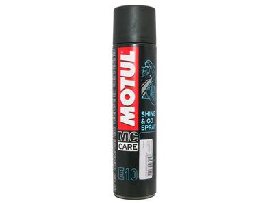 Hochglanztiefenpflege Motul MC Care E10 Shine & Go Spray 400ml = MOT103000