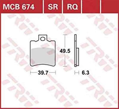 MCB674SR Bremsbelag (Auslaufartikel)