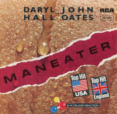 7" Daryl Hall & John Oates - Maneater