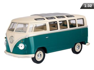 passend für kompatibel mit - Modell 1:32, 1967 VW Classical Bus, grün und creme ...