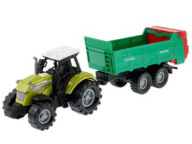 Modell Little Farmer, Traktor mit Anhänger - Häcksler, mit Licht- und Soundeffekten