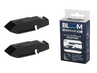 Adapter #15 für BLOOM M10 rahmenlose Wischerblätter, 2 Stk