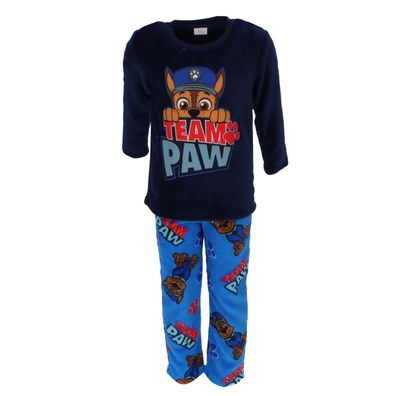 PAW Patrol Kinder-Pyjama aus Korallen-Fleece – Weicher und gemütlicher Schlafanzug