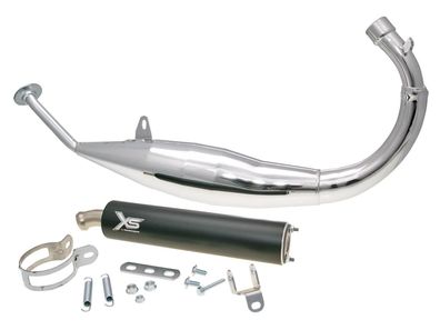 Auspuff Tecnigas XS Chrom für Yamaha DT 03-10, Malaguti XSM, XTM 03-10