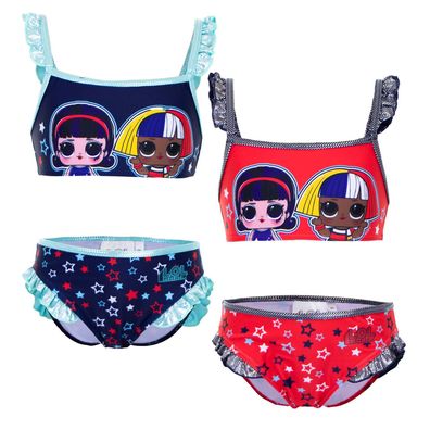 LOL Surprise Badeanzug für Mädchen Farbenfrohe Schwimmkleidung für kleine Fashioni...