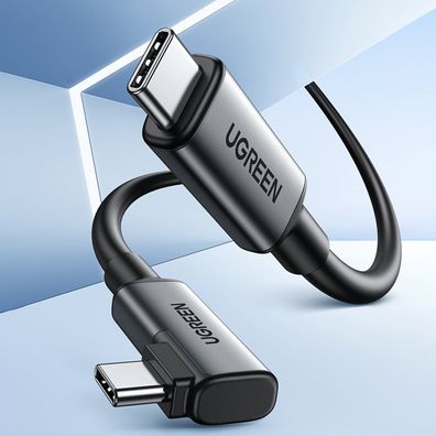 Ugreen abgewinkeltes Kabel USB Type C - USB Type C zum Laden 60W / Datenübertragun...