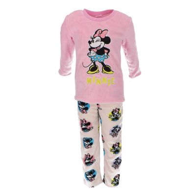 Minnie Mouse Korallen-Fleece Pyjama Schlafanzug für Kinder