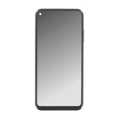 OEM Displayeinheit + Rahmen für Huawei P40 Lite E midnight schwarz
