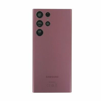 Samsung Akkufachdeckel S908/ DS Galaxy S22 Ultra Duos burgundy GH82-27457B