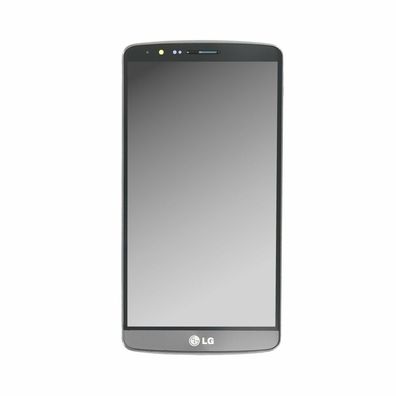 LG G3 D855 LCD-Frontabdeckung Titanschwarz