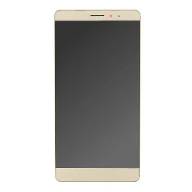 OEM Displayeinheit + Rahmen für Huawei Mate S gold, ohne Logo