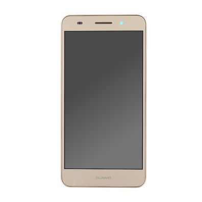 Huawei Displayeinheit + Rahmen + Akku Y6II Compact gold 02350VUK