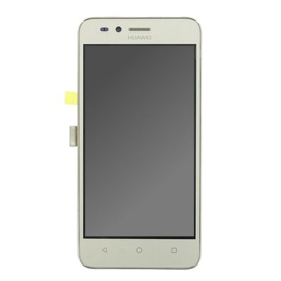 Huawei Displayeinheit + Rahmen Y3II 4G gold 97070NBF