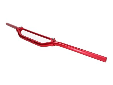 Lenker Enduro Aluminium mit Strebe rot 22mm - 820mm