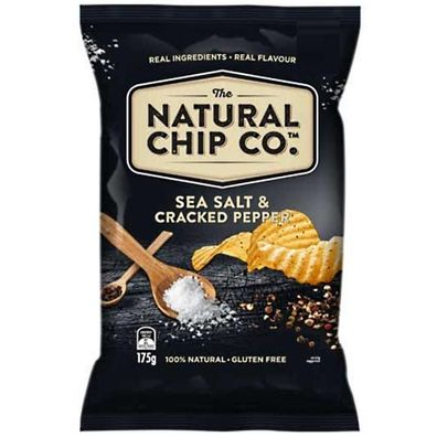 The Natural Chip Co. Chips Sea Salt & Cracked Pepper 175 g
