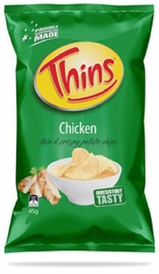 Thins Chicken Chips 45 g