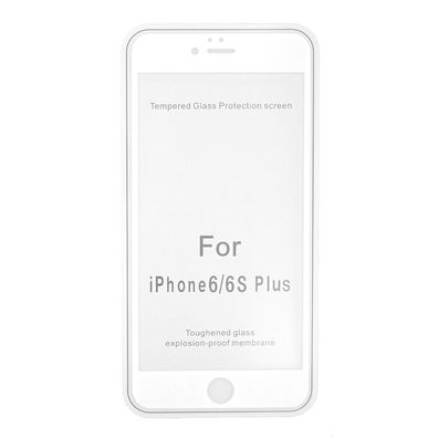 Binom 3D Displayschutz für iPhone 6 Plus und 6s Plus weiß