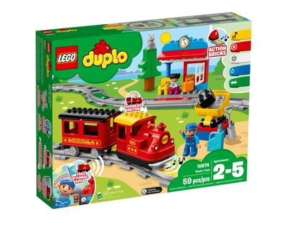 Lego Duplo Dampfeisenbahn (10874)