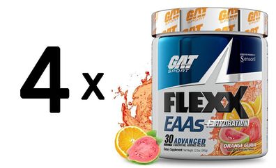 4 x Flexx EAAs + Hydration, Orange Guava - 345g