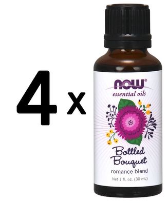 4 x Essential Oil, Bottled Bouquet Oil Blend - 30 ml.