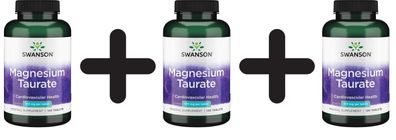 3 x Magnesium (Taurate) - 120 tabs