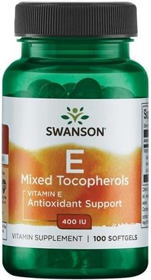 Vitamin E Mixed Tocopherols, 268mg - 100 softgels