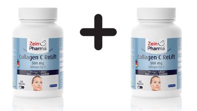 2 x Collagen C ReLift, 500mg - 60 caps