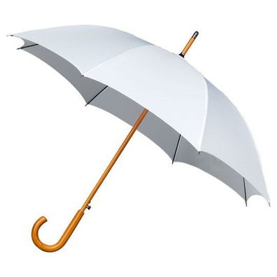 Regenschirm automatisch und winddicht 102 cm weiß