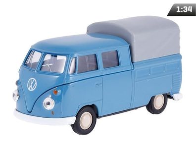 passend für kompatibel mit - 1:34, Volkswagen T1 Cabin Pick Up, blaugrau (A00880T...