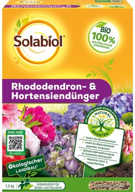 SBM Solabiol Rhododendron- & Hortensiendünger, 1,5 kg