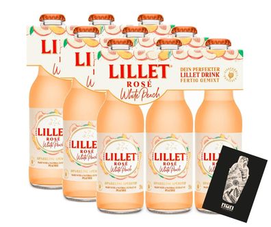 Lillet Rose White Peach ready to drink Mischgetränk 9er Set - 9x 200ml (10,3% v