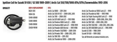 Ignition Coil for Suzuki SV 650 GS 500 89-09 Arctic Cat Thundercat ZRT 600 900 5