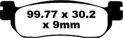 Blackstuff Bremsbeläge FA275 für Yamaha RZ 50 (5FC1/2) 02 YZF-R6 99-02 YZF-R1 02