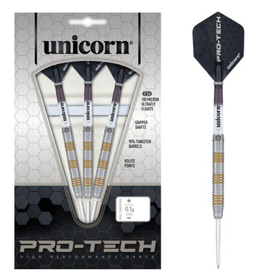 Unicorn Pro-Tech Style 3 Steel Darts, 1 Satz / 23 Gr.