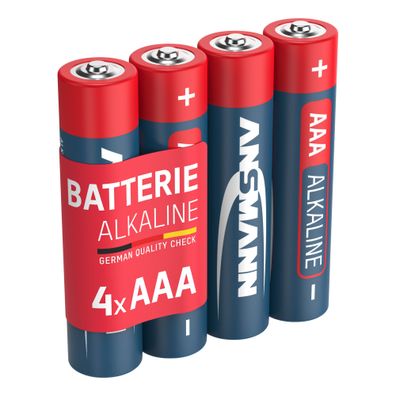 Ansmann 5015553 RED Alkaline-Batterie, Micro (AAA), LR03, 4er Pack