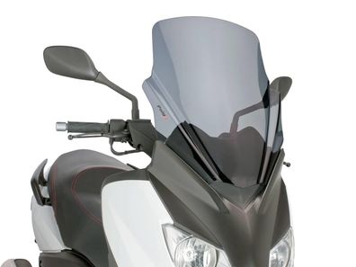 Windschild Puig V-Tech Line Touring dark smoke für Yamaha X-Max 125 YP125R 10-14