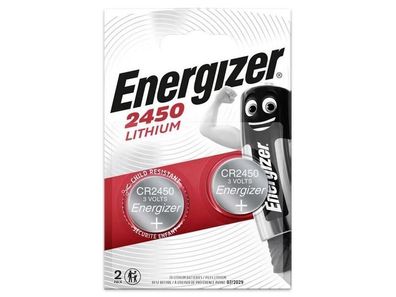 Energizer 3V CR2450 Batterien, 2 Stk