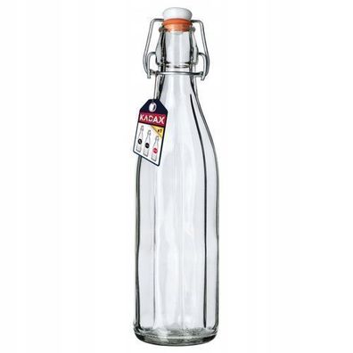 KADAX Universale Flasche mit Bügelverschluss, Bügelflasche, 500ml, 1 Stück