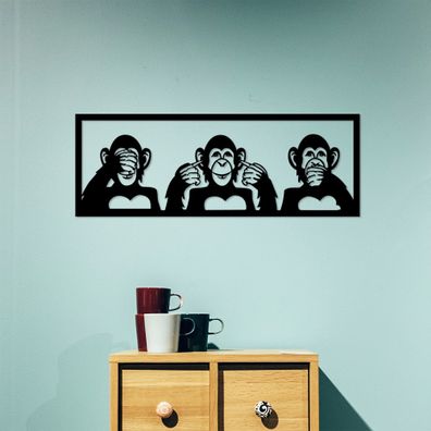 Wallity Wanddekoobjekt TNL1819 100% METAL (Thickness: 1,5 mm) 100 x 36 cm