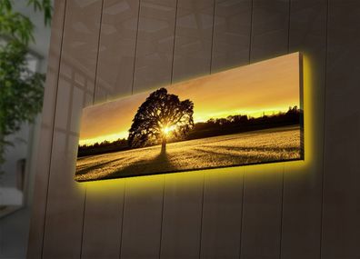 Wallity Leinwandbilder LED3266