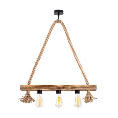 Opviq Kronleuchter SHN3116 WOODEN BODY 60 x 9 cm